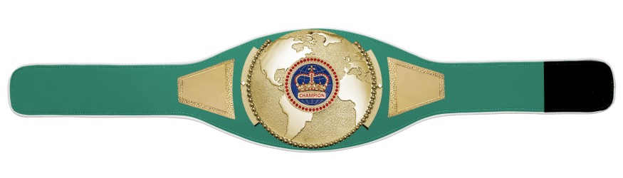 CHAMPIONSHIP BELT PROGLOBE/G/BLUGEMG - AVAILABLE IN 6+ COLOURS